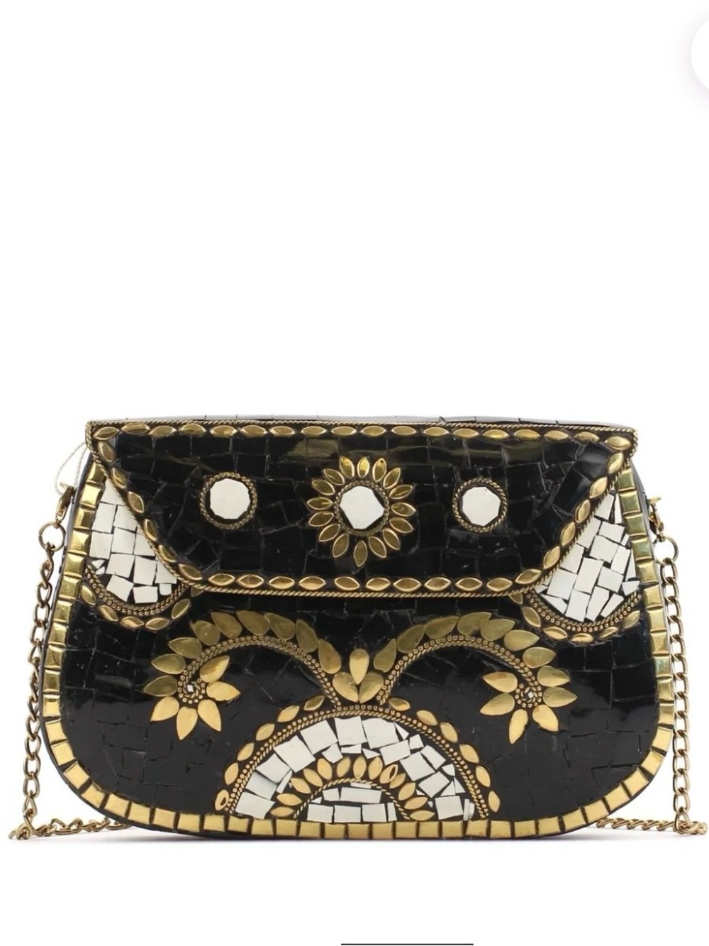 NWT ANTIK KRAFT Amoli Metal Clutch